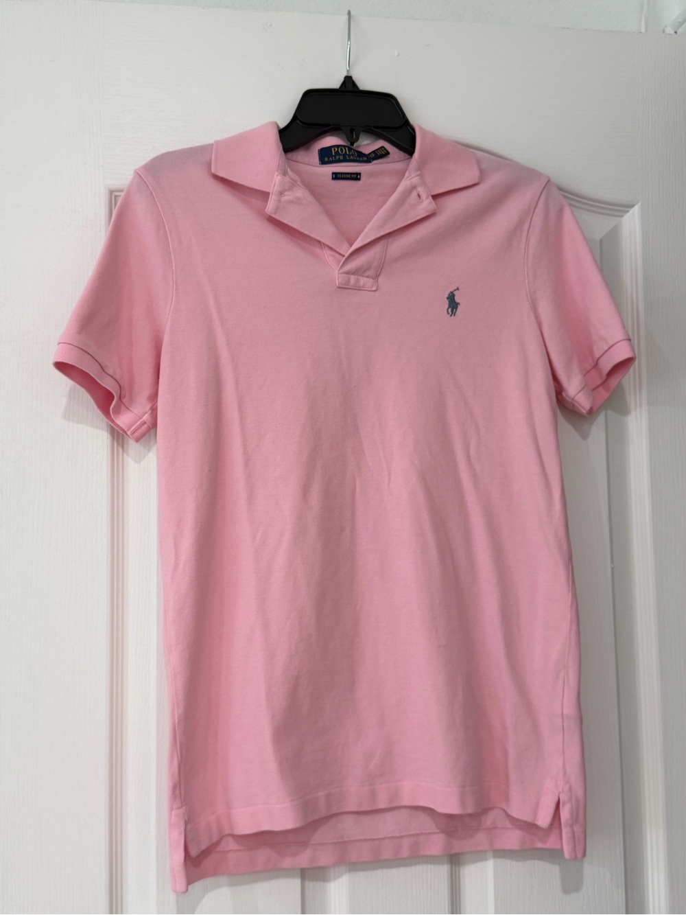 Ralph Lauren Men’s Pink Polo with Navy Pony